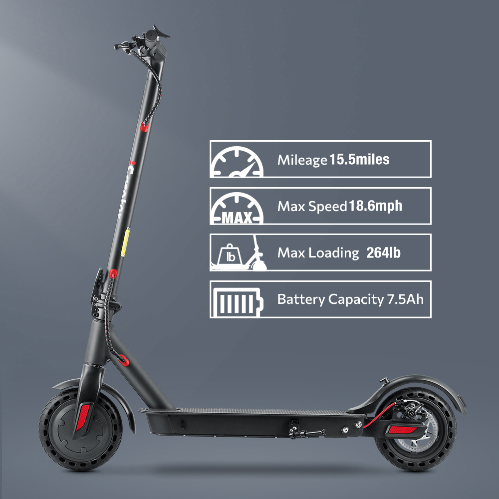 i9 Plus Electric Scooter for Adult Teenage Speed 18.6mph Range 15.5