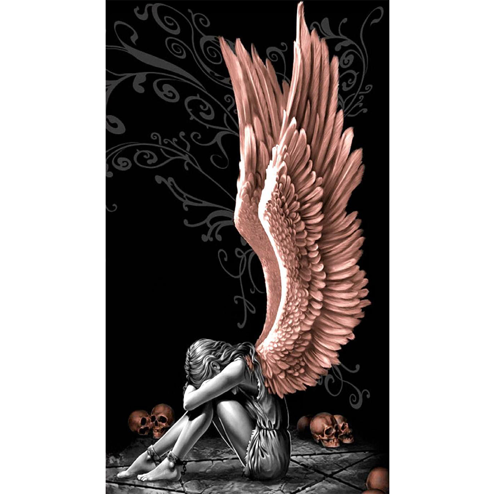 Angel&Demon Full Round Diamond Painting 80*40CM