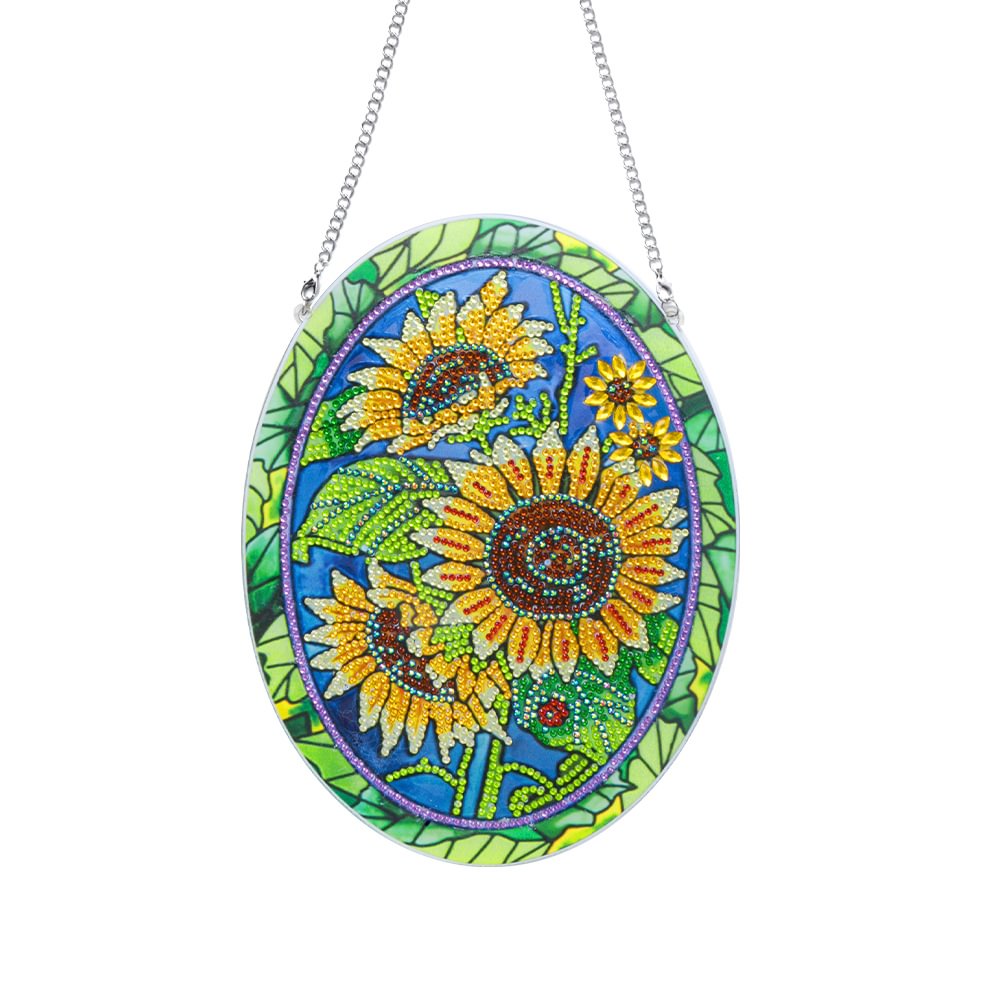 DIY Diamond Painting Wall Hanging Sunflower