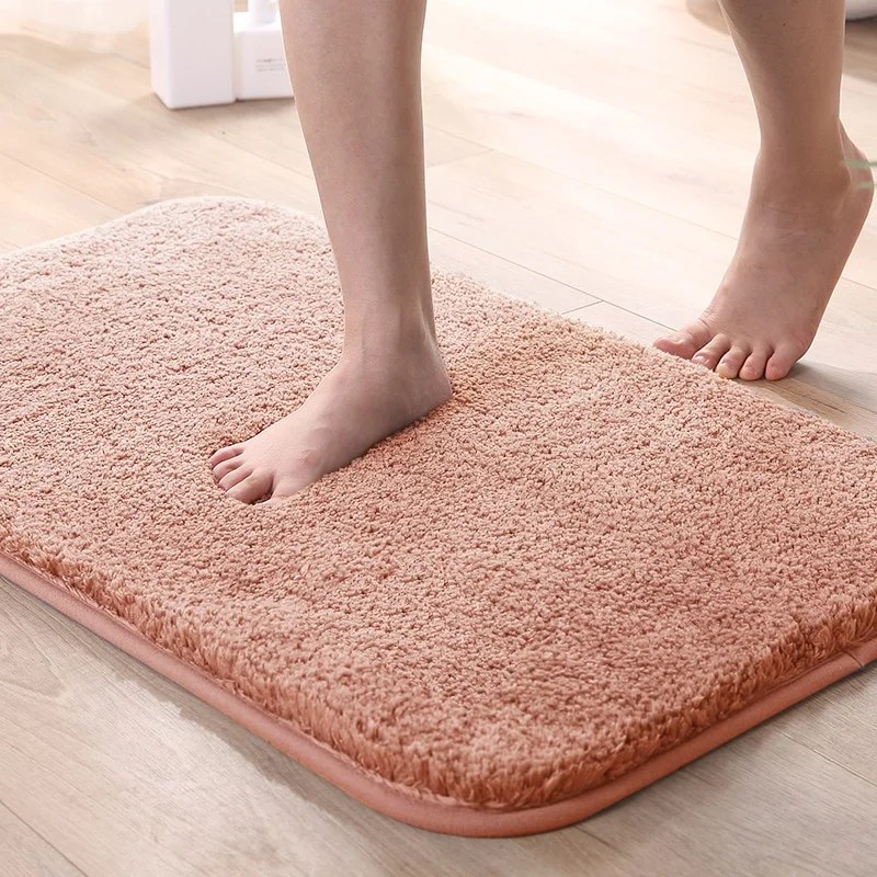 Nigikala Super Thick Fluff Fiber Bath Mat Shower Room Rugs Mats
