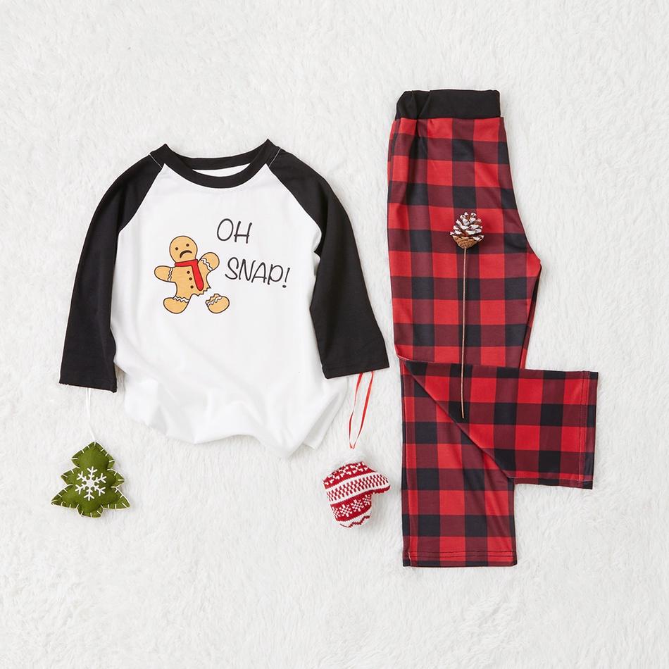 Christmas Gingerbread Man 'Snap' Print Family matching Pajamas Set