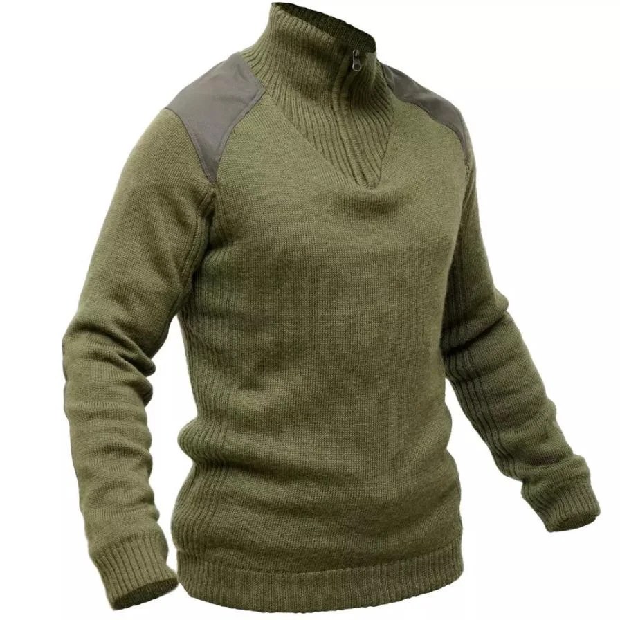 Mens Outdoor Breathable And Warm Knitted Sweater