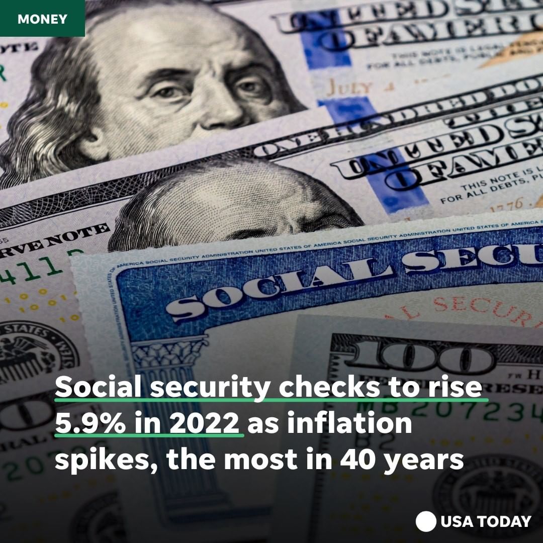 Social security checks to rise 5.9 in 2022 as inflation