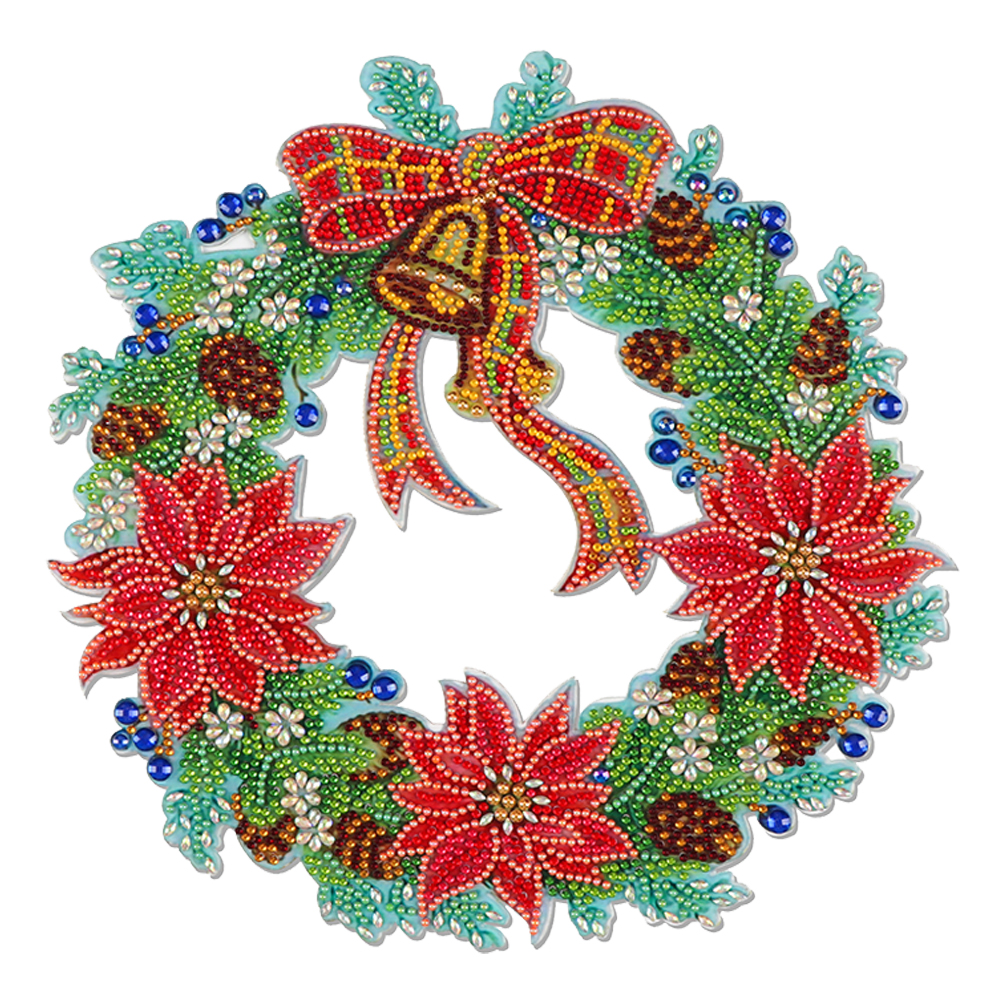 DIY Diamond Painting Christmas Wreath