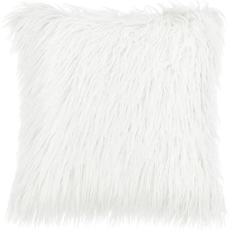 Fluffy Soft Throw Pillow Case