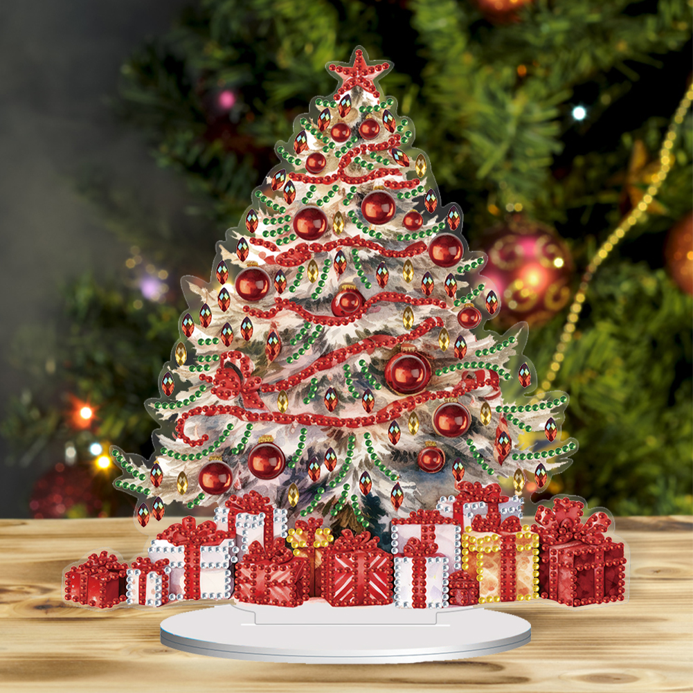DIY Christmas Desktop Diamond Painting Ornaments(SingleSided)