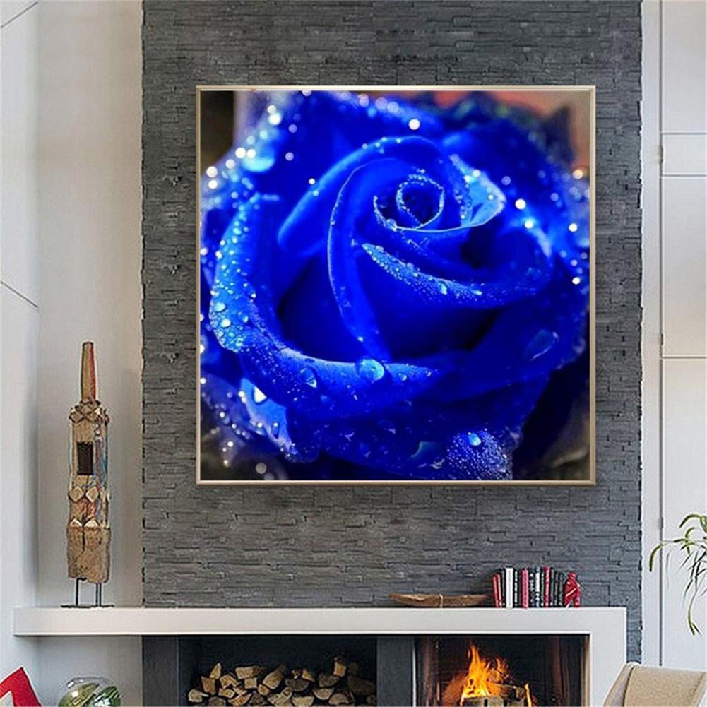 Blue Enchantress Full Round Diamond Painting