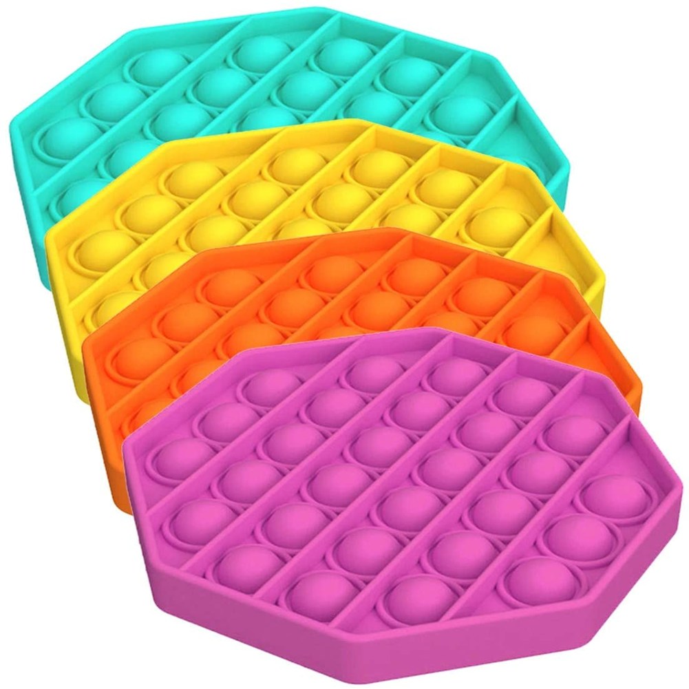 4pcs Creative Colorful Pop It Fidget Toy