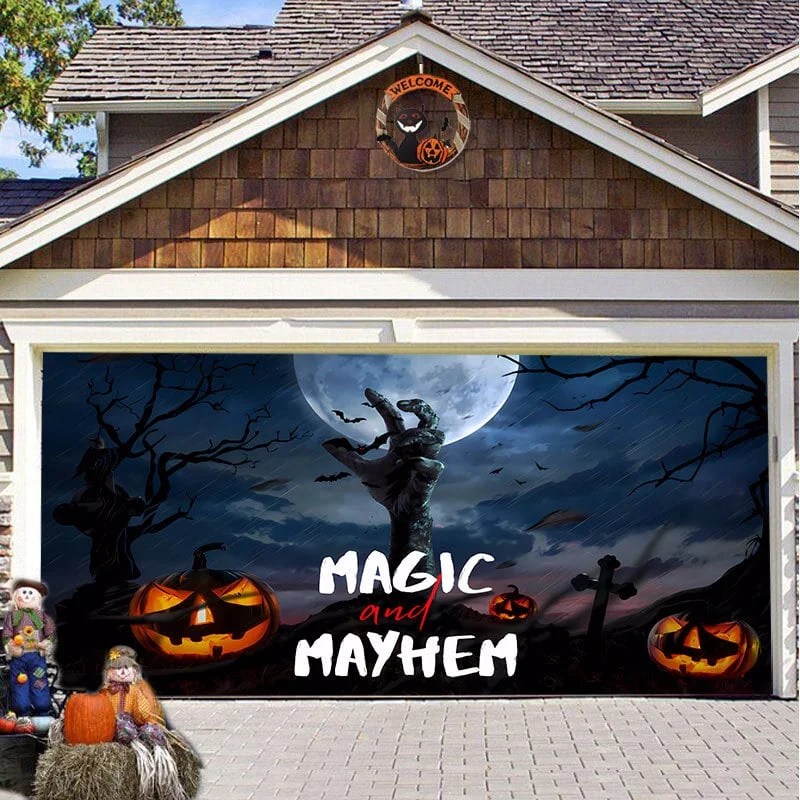 Last Day Sale 49 OFF Halloween 2023 Garage Door Decoration
