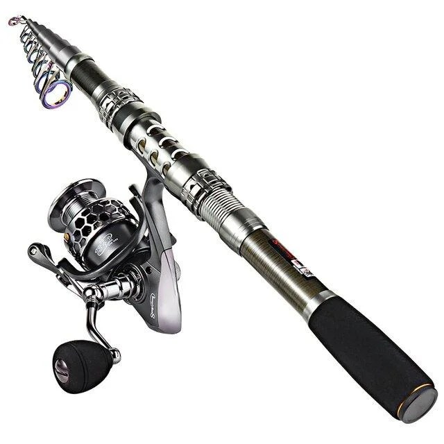 🔥Limited sale🔥Fishing rod and spool combination retractable fishing rod