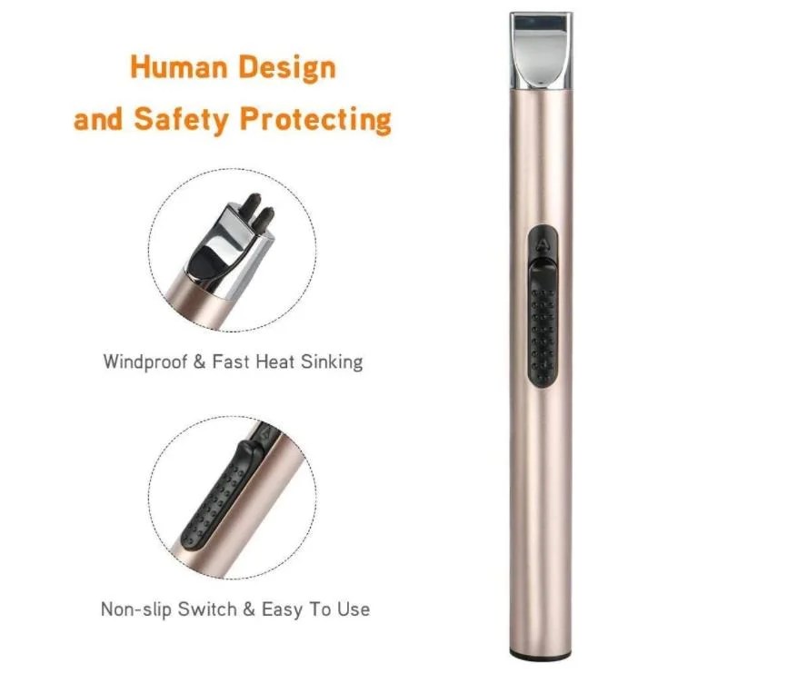 REIDEA Electronic Candle Lighter Arc Windproof Flameless USB