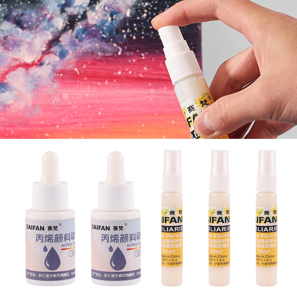 DIY Digital Arylic Oil Painting Tool Set (Acrylic Paint Mixer + Oil