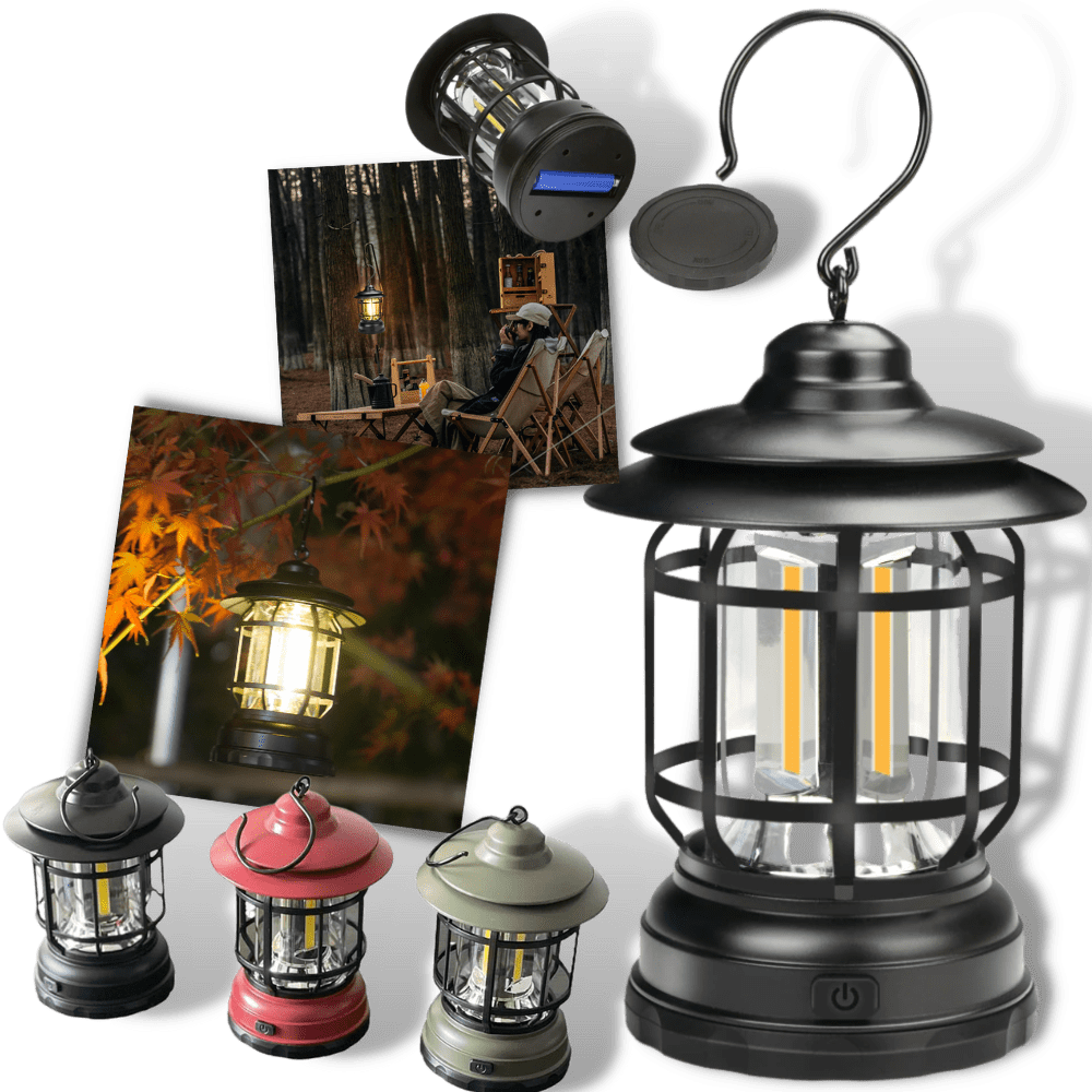 Retro LED Camping Lantern