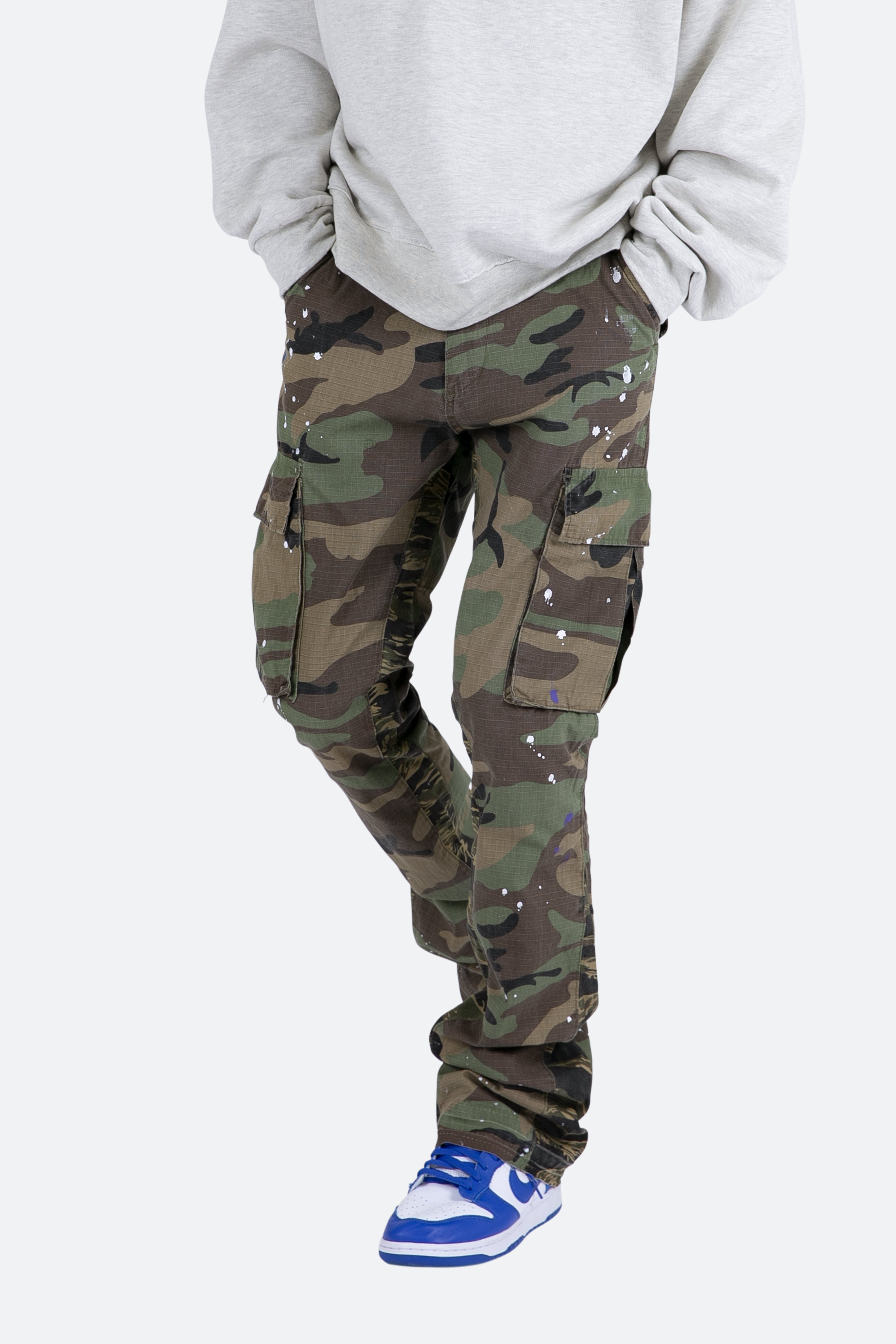 Bootcut Cargo Pants Camo