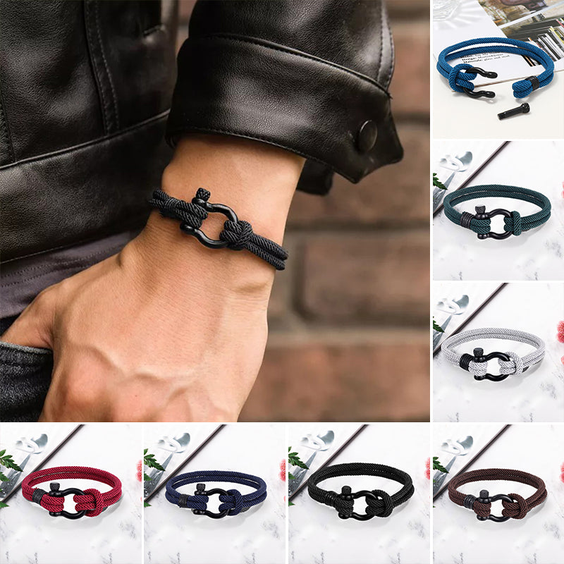 Nautical Braided Rope Bracelet (Gift Card Included)