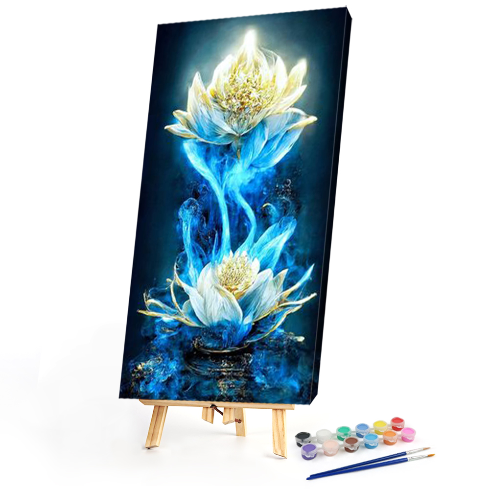 Golden LotusPaint by Numbers 30*50cm