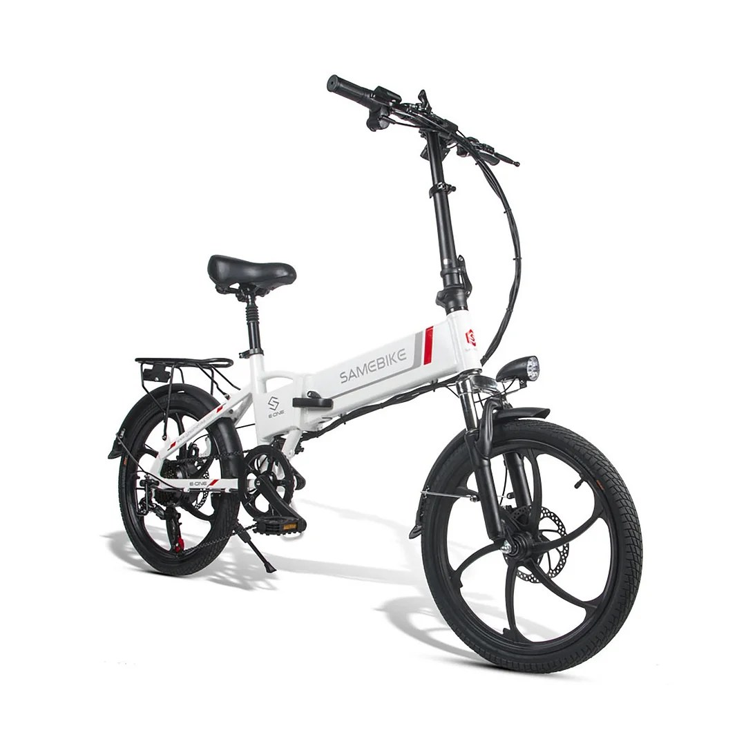 SAMEBIKE 20LVXD30 Folding Electric Bike 20 Inch Tires 350W Motor 10.4Ah