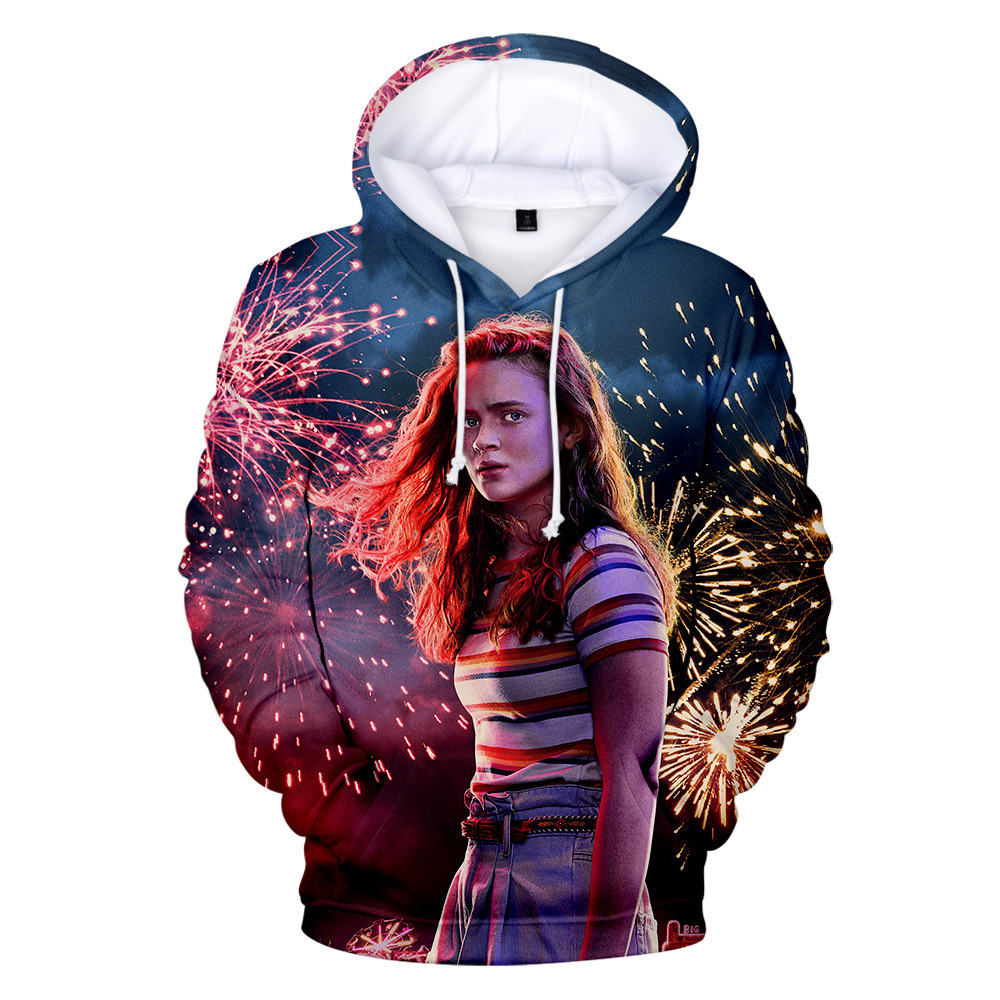 Unisex Max Stranger Things 3D Print Hoodie Sweatshirt