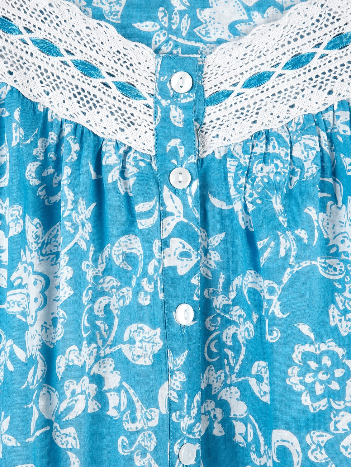 Paisley Garden Cotton Lawn Robe