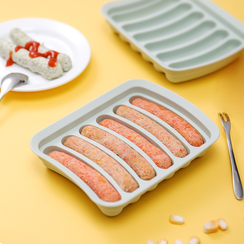 1Pcs Sausage Maker Silicone Mold Hot Dog Handmade ham sausage mould