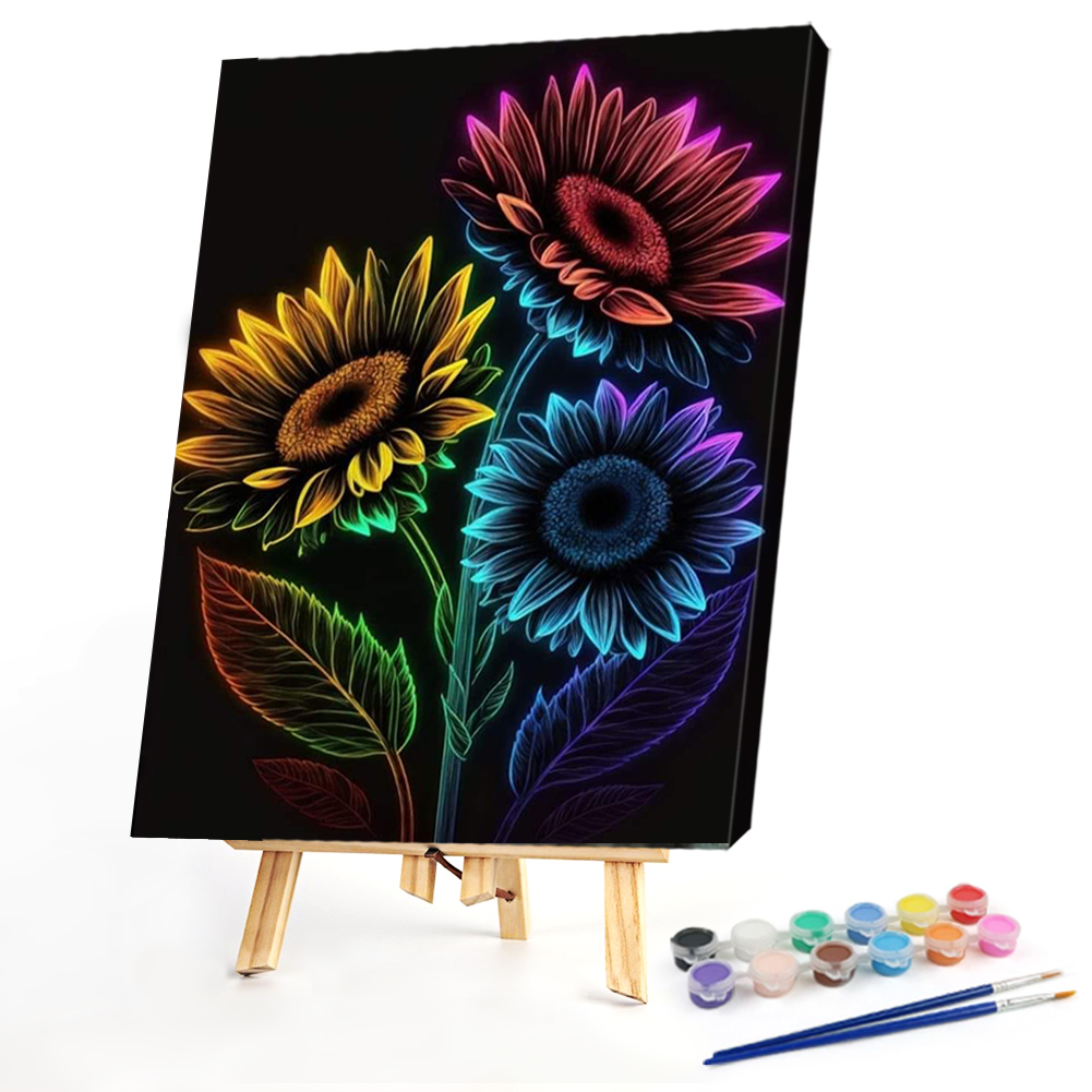 Sunflower Paint By Numbers Acrylic Painting 40*50CM