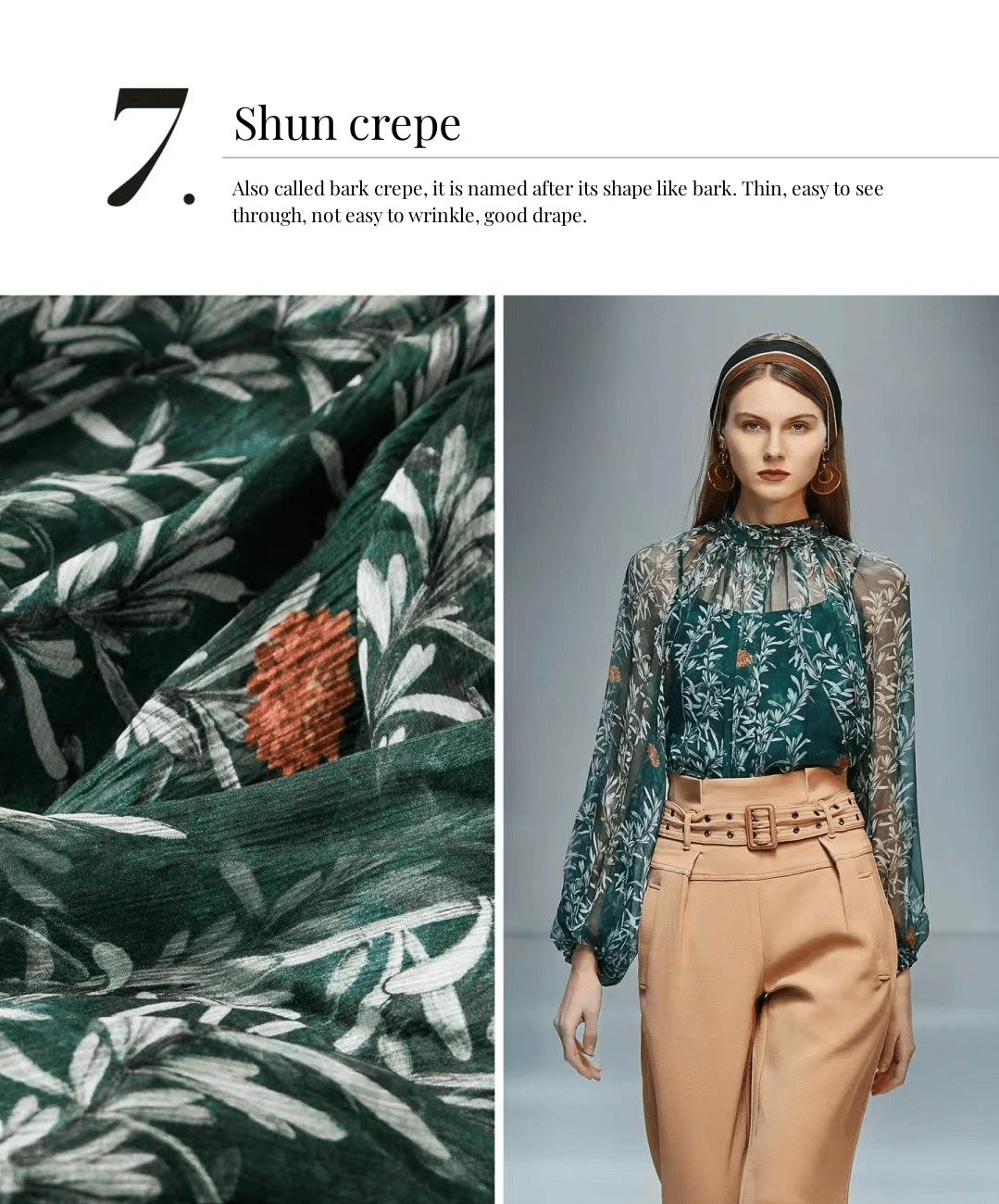 Real Silk Life 8 common types of silk fabrics