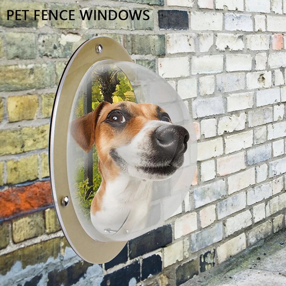 Pet Peek Fence Bubble Window