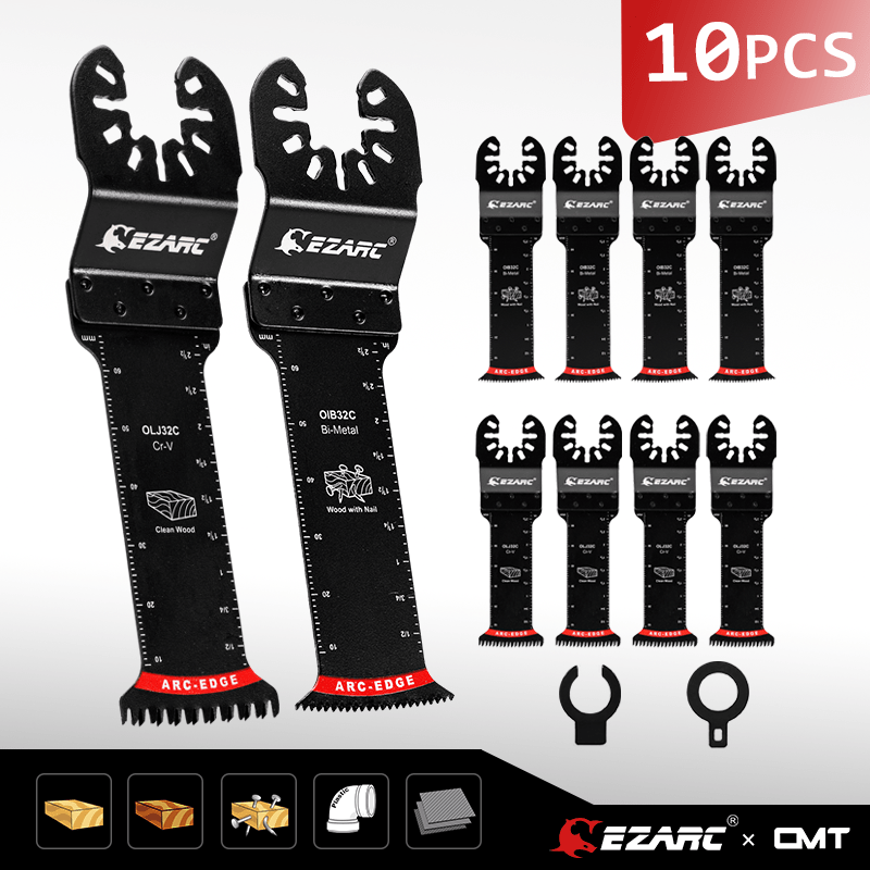 11/4 in. ExtraLong Reach Arc Edge Oscillating Multitool Blades For