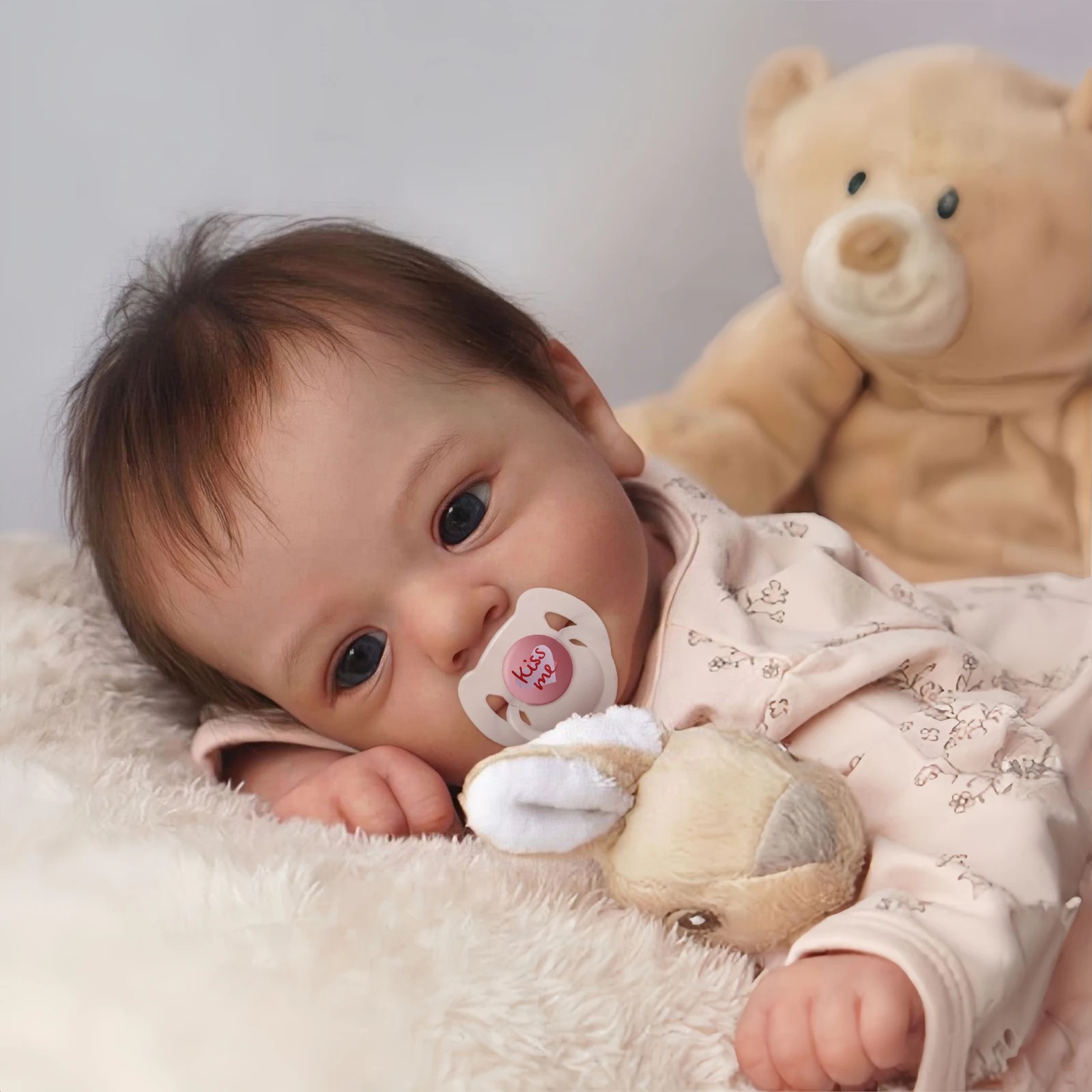 [New] 18" Cloth Body Reborn Baby Newborn Girl Doll Named Sinsda with