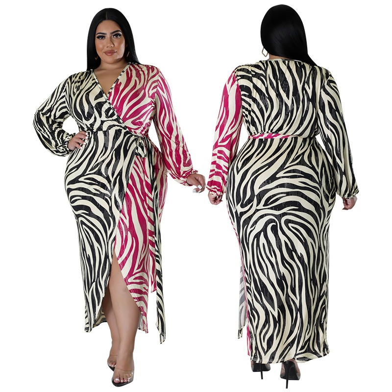 Long Sleeve Dress Bodycon Party Dresses Plus Size Club Dress