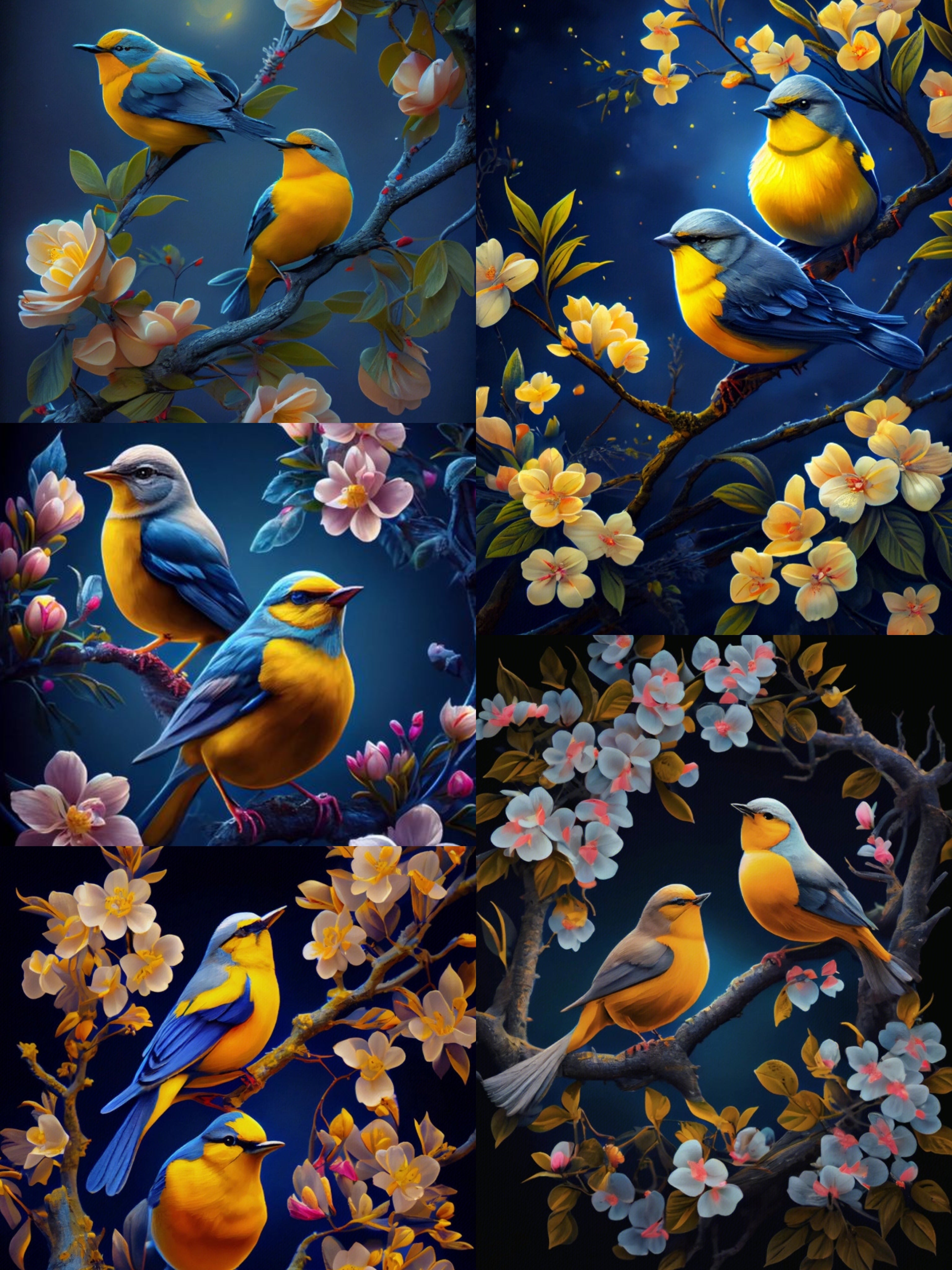 Full Round/Square Diamond Painting Kits Bird