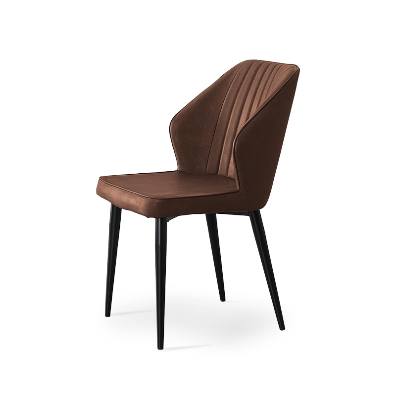 Retro PU Leather Kitchen Dining Chair Brown10 OFF Today