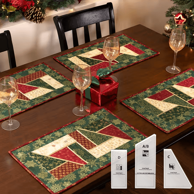 Magic Stained Glass Placemats Scrap Crazy Templates With Instructions