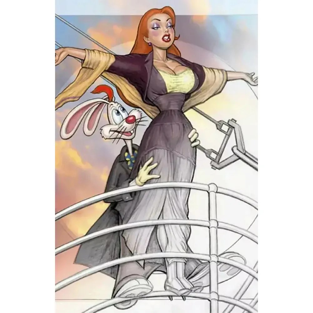 Jessica Rabbit 30*40CM(Canvas) Full Round Drill Diamond Painting