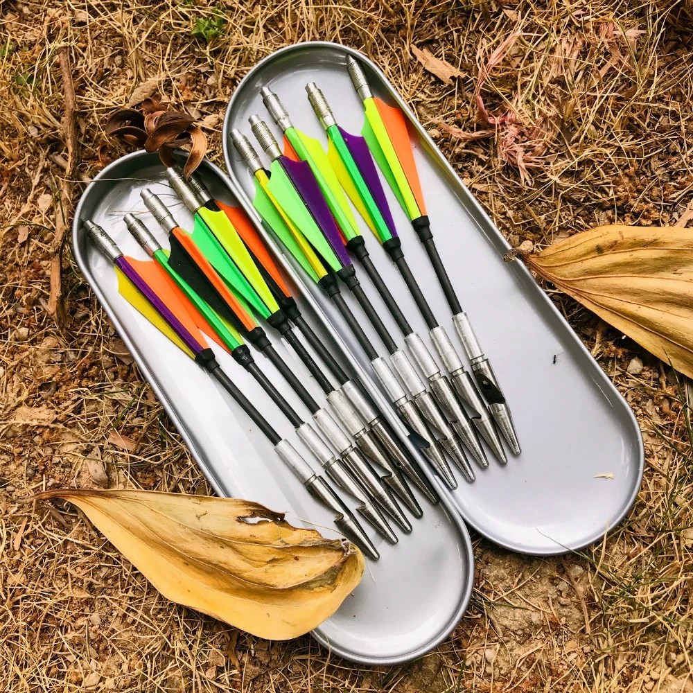 Snipersling new generation carbon fiber slingshot darts with safe blunt