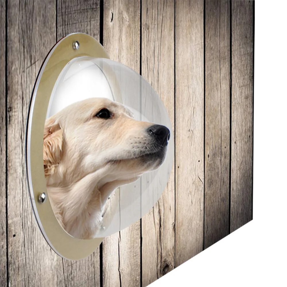 Pet Peek Fence Bubble Window