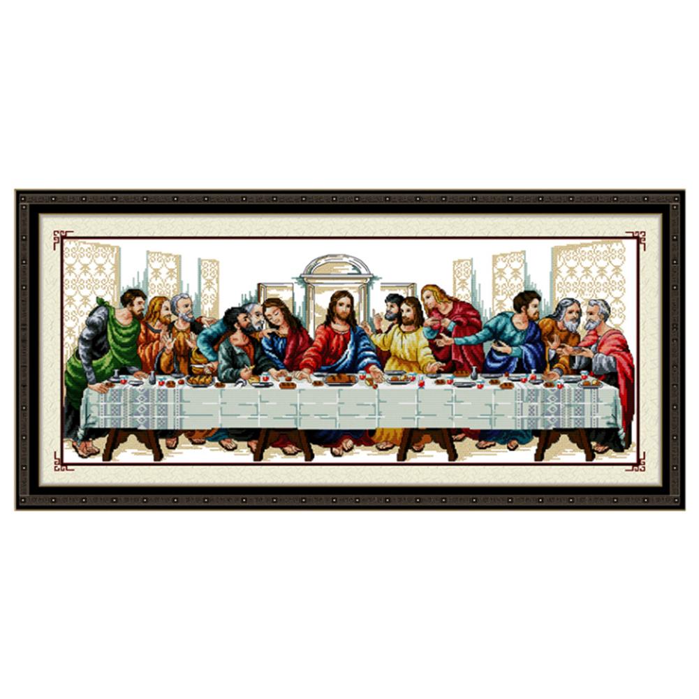 (Counted/Stamped)(Big Size) 14CT/11CT The Last Supper 2strands Cross