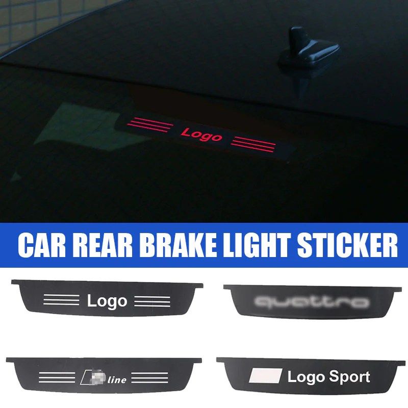 Car Rear Brake Light StickerFor Audi