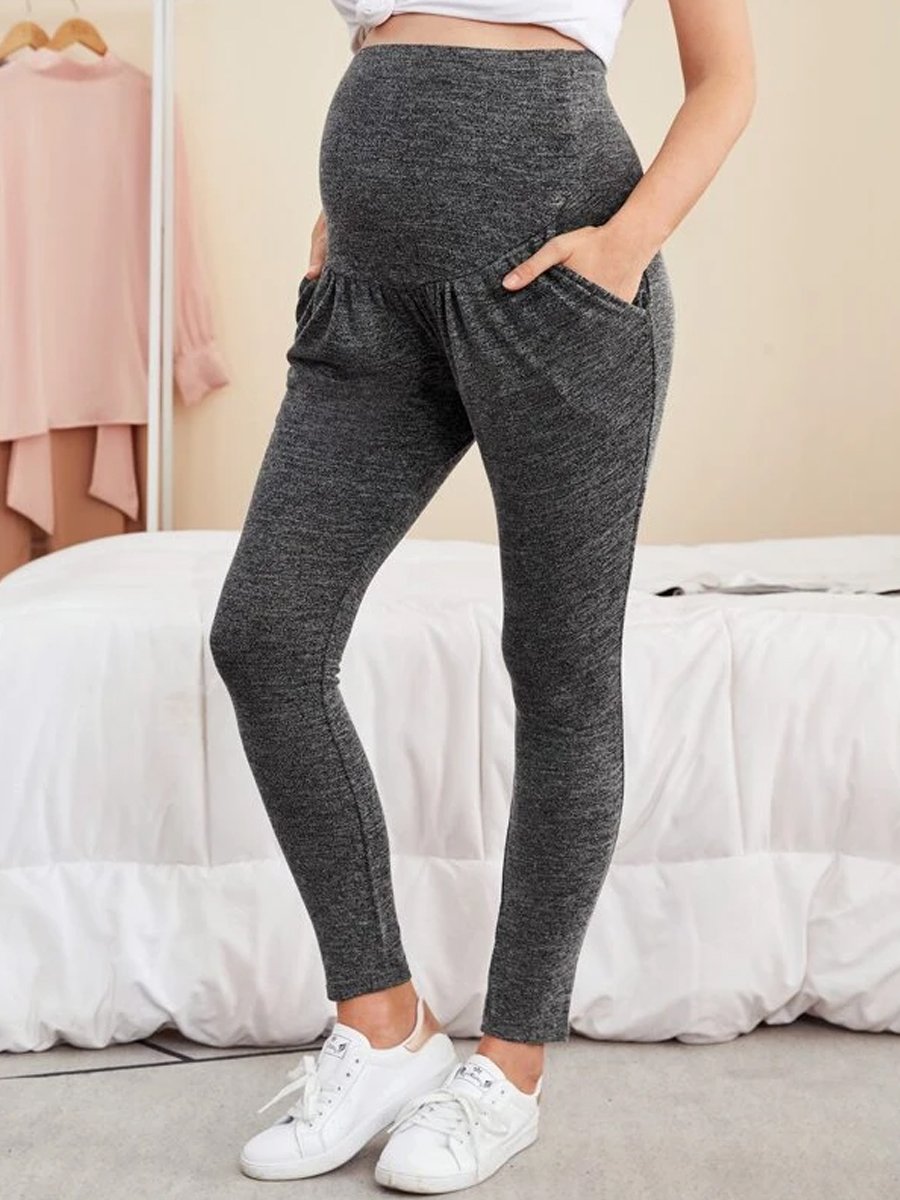 High Waist Pure Cotton Breathable Maternity Leggings