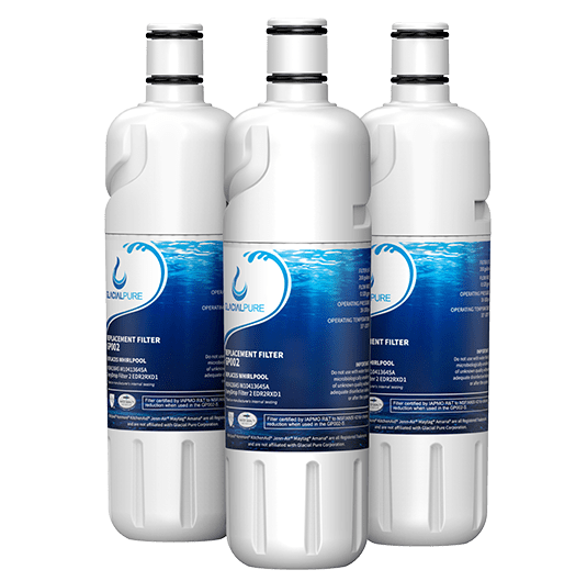 GlacialPure 3 Packs Filter 2, EDR2RXD1, W10413645A Water Filter