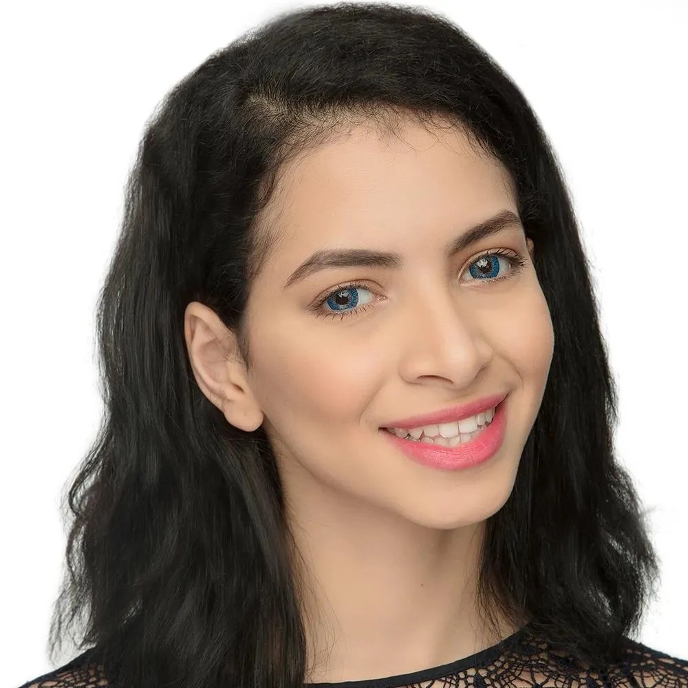 3 Tone TRUE SAPPHIRE Colored Contact Lenses