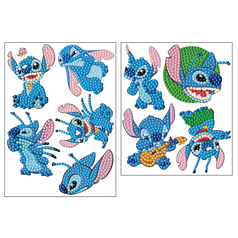 2pcs DIY Cartoon Diamond Painting Stickers