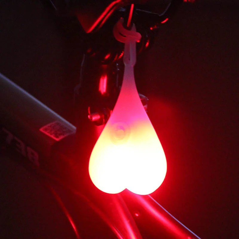 Bicycle heartshaped tail light