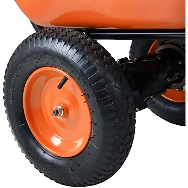 SuperHandy Ultra Duty Electric Powered Wheelbarrow Utility Cart 24V DC