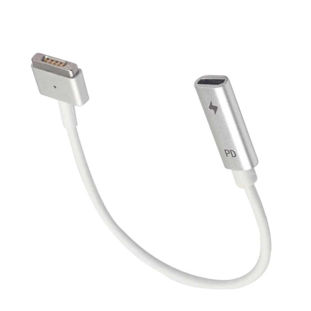 90W USB Type C Female to Magsafe 2 TTip Adapter Cable for MacBook Air Pro