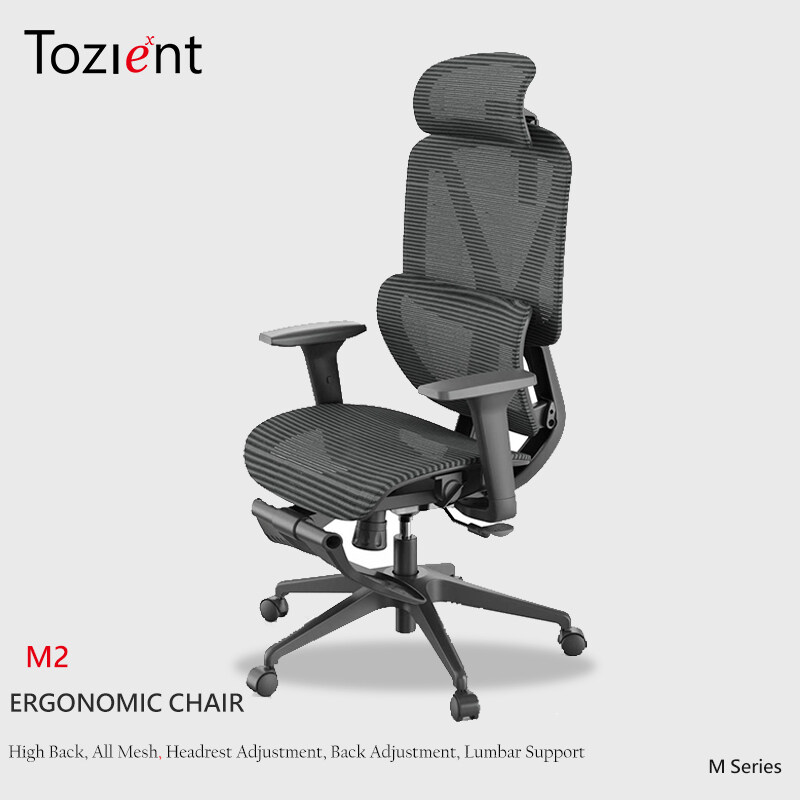 ToZient M2 HighBack Ergonomic Chair with 3D Headrest and Lumbar Support