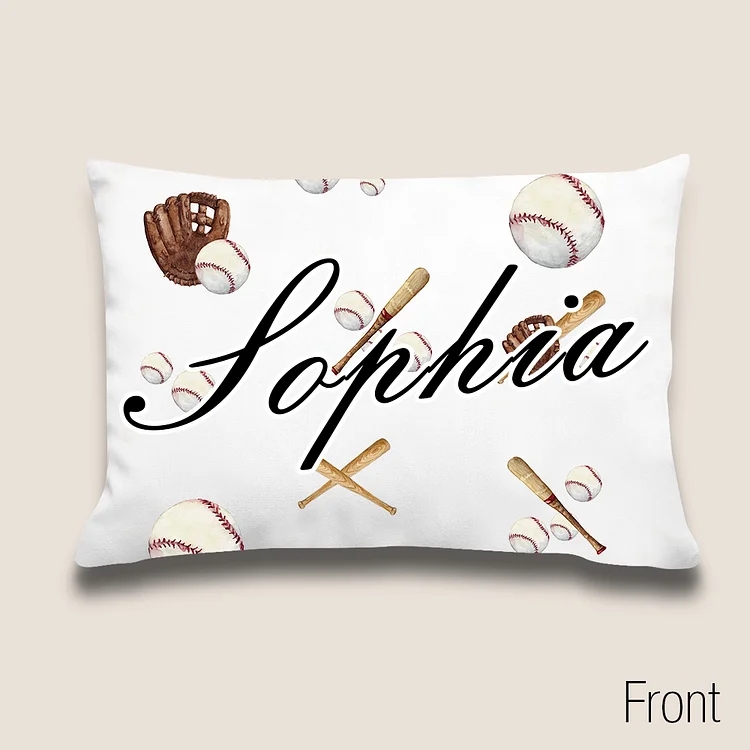 Personalized Kids Baseball PillowsP08