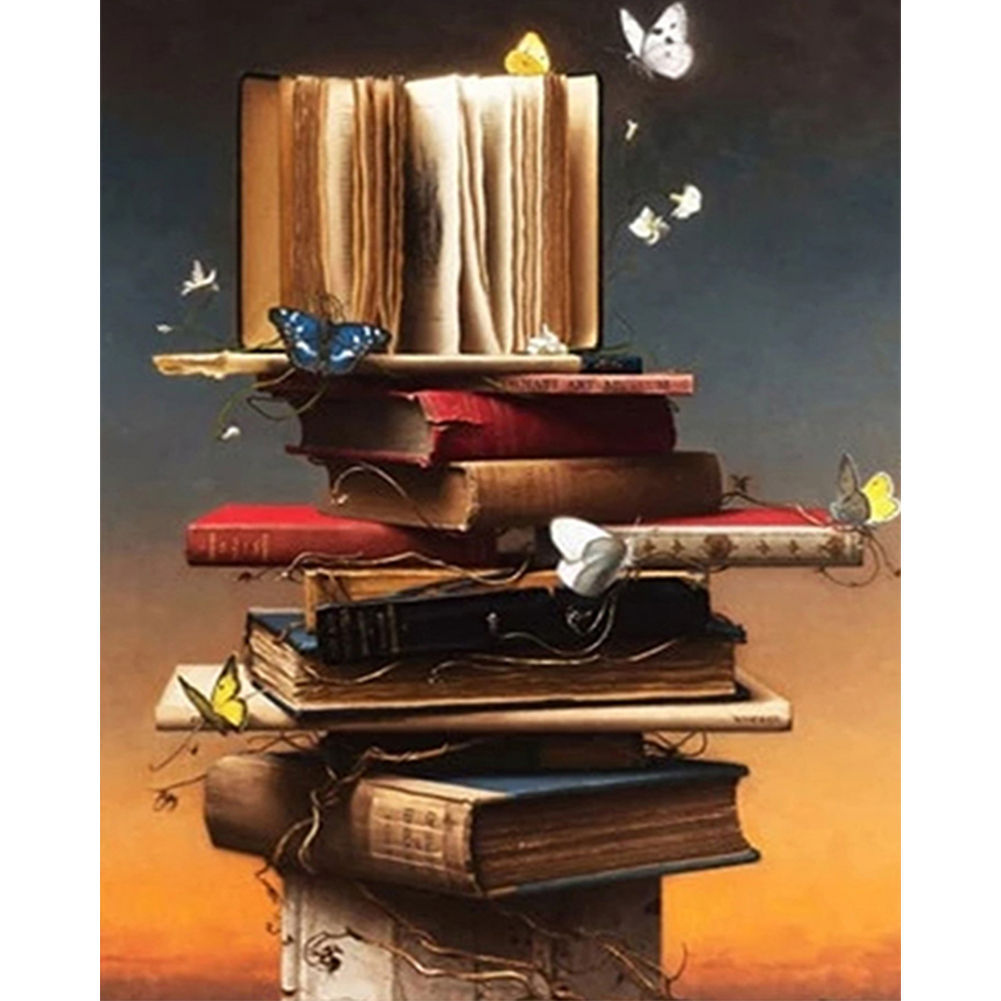 BookPaint by Numbers Acrylic Painting 40*50cm