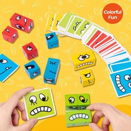 Thinking Training Children FaceChanging Rubik's Cube