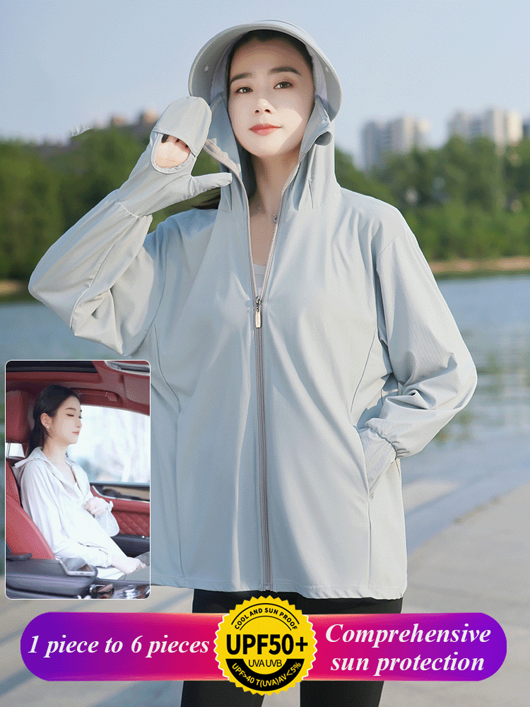 Sunscreen to Fingertips Midlength Original Sunscreen Clothes for Women